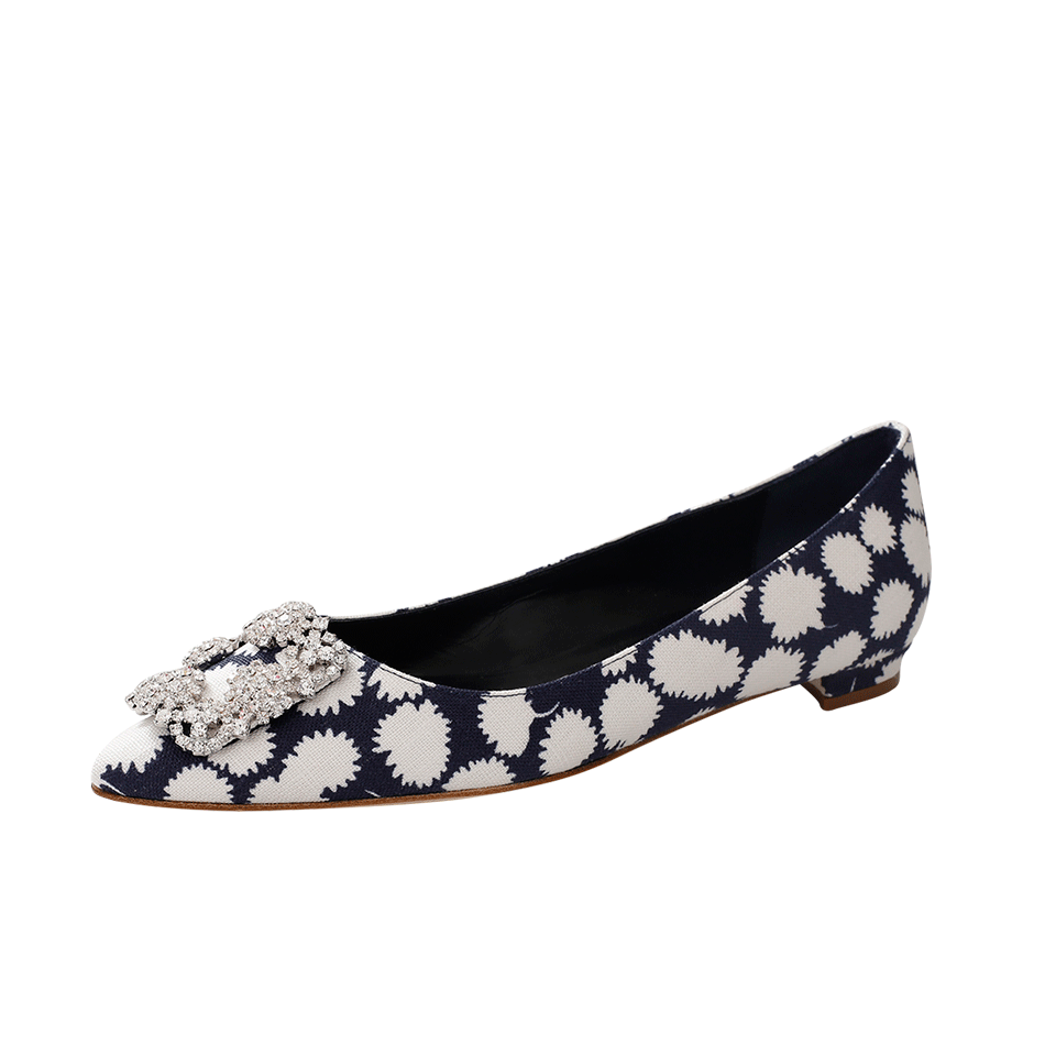 MANOLO BLAHNIK-Hangisi Printed Skimmer-
