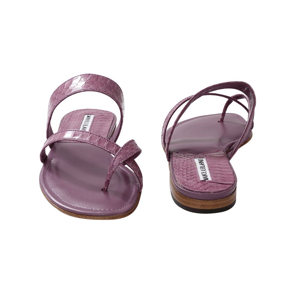 MANOLO BLAHNIK-Susa Flat Sandal-