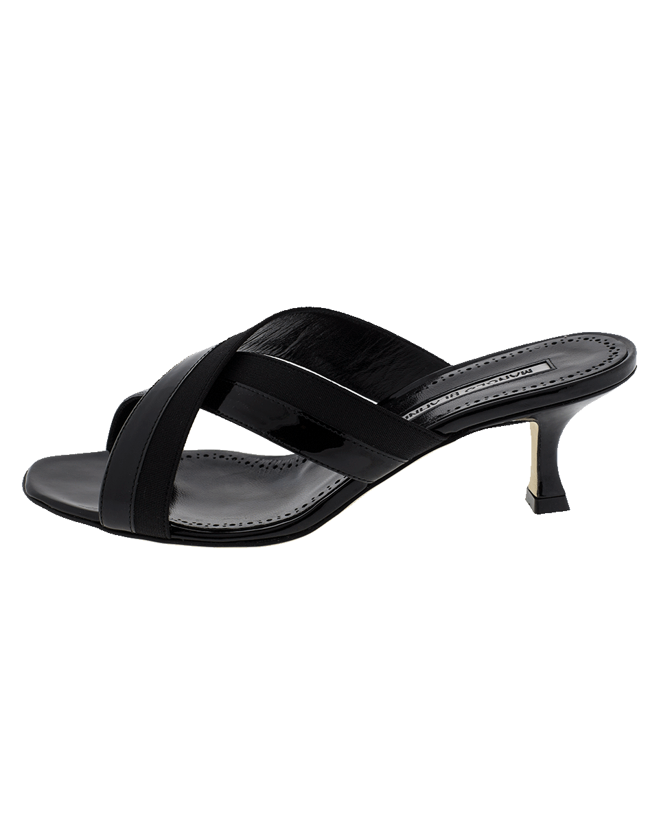 MANOLO BLAHNIK-Criss Cross Mule Shoe-