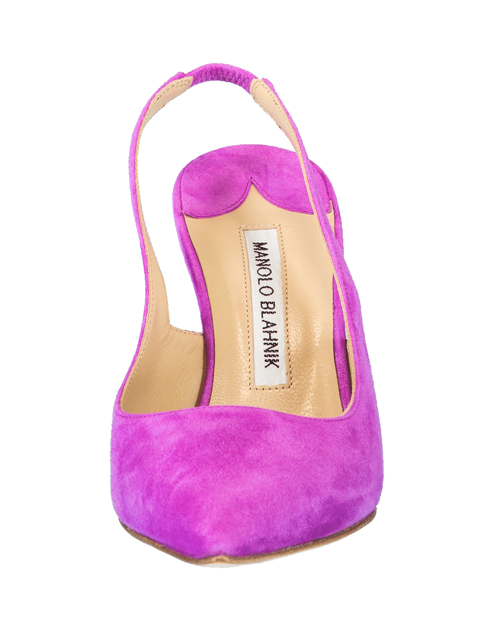 MANOLO BLAHNIK-Allura Suede Slingback-