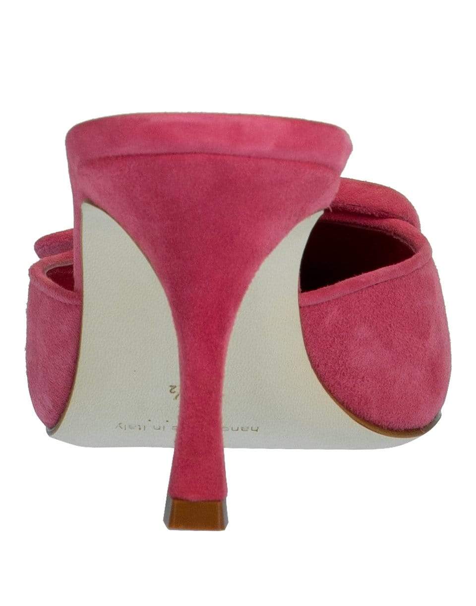 MANOLO BLAHNIK-Pink Maysale Mule-