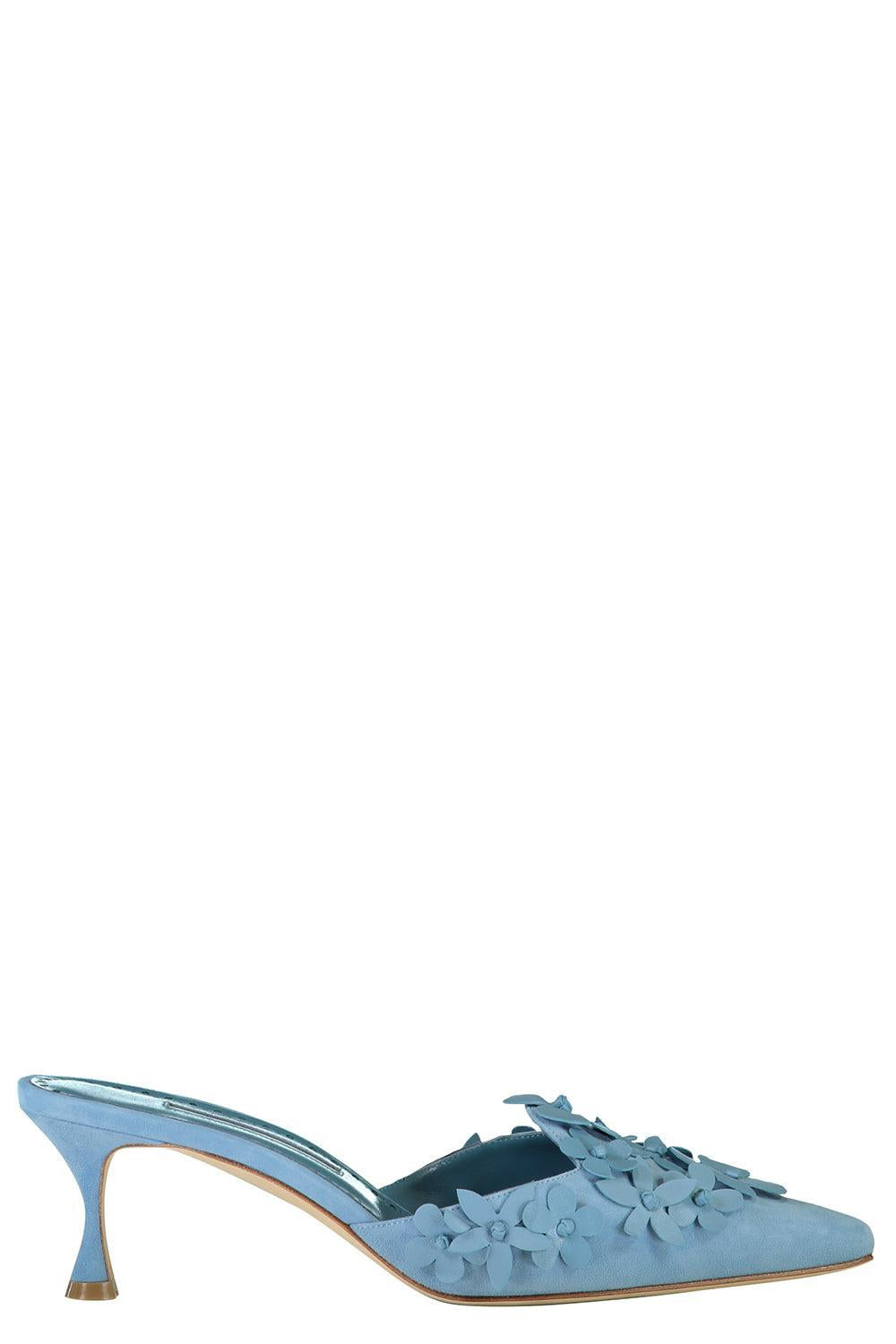 Harnes Mone Tial 050 Mule-MBLU-37-SHOEMULE-MANOLO BLAHNIK