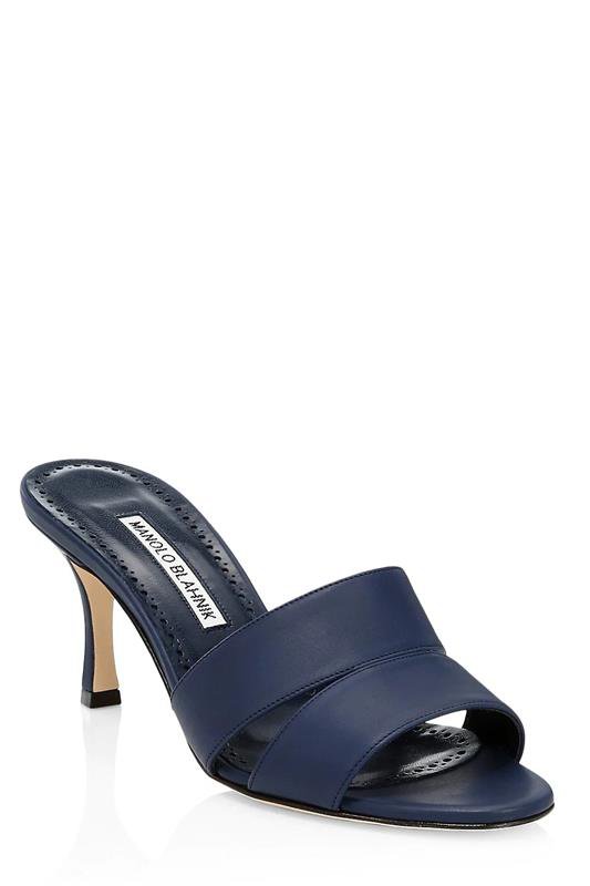 MANOLO BLAHNIK-Iacopo Mules - Navy-