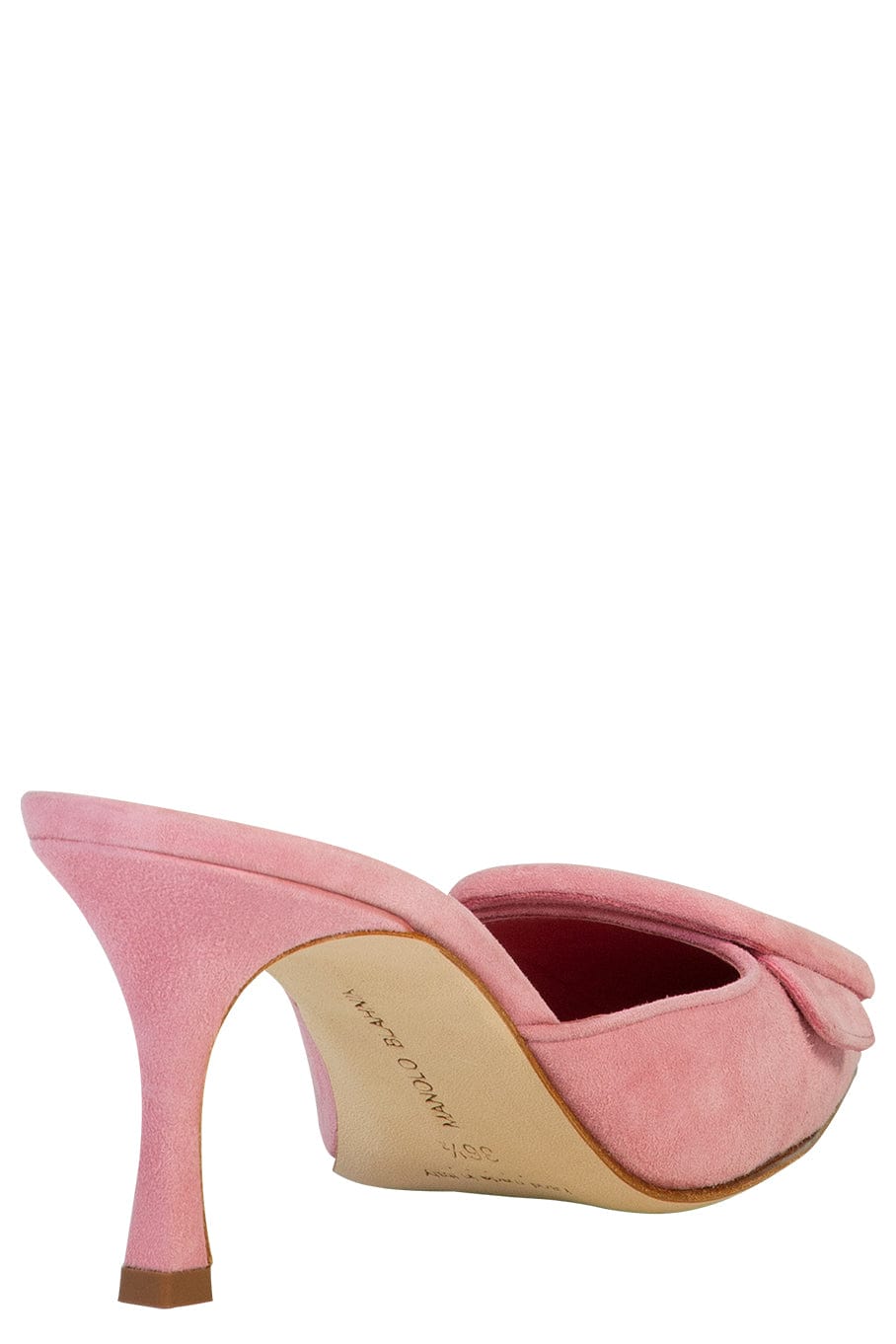 MANOLO BLAHNIK-Maysale Suede Mule-