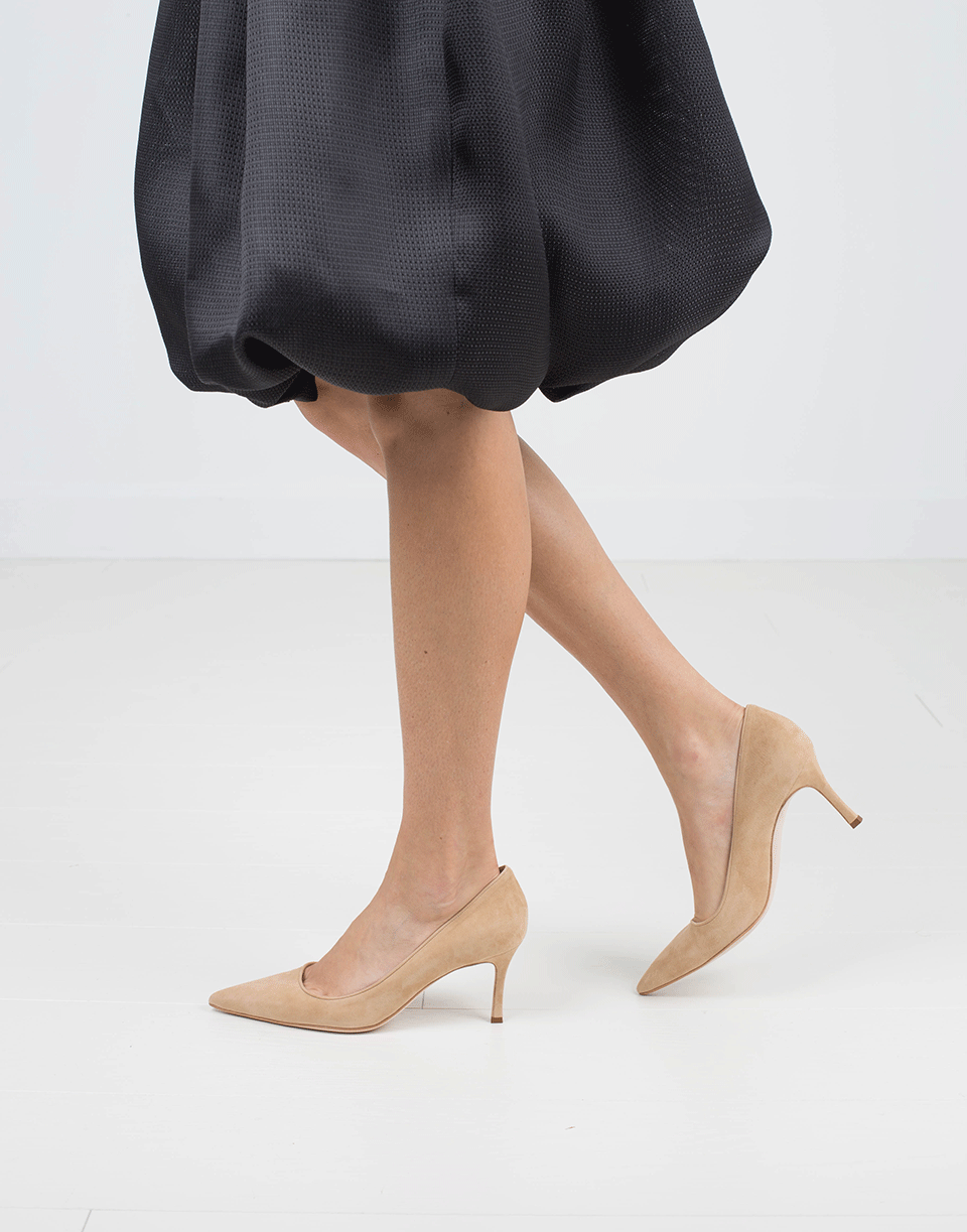 MANOLO BLAHNIK-Newcio Suede Pump-