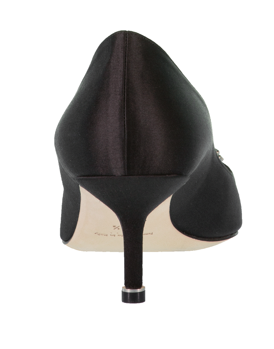 MANOLO BLAHNIK-Jewel Toe Satin Pump-