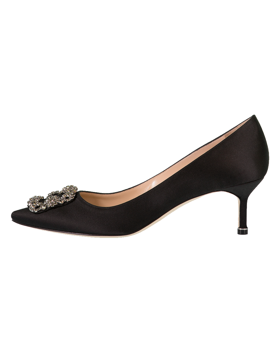 MANOLO BLAHNIK-Jewel Toe Satin Pump-