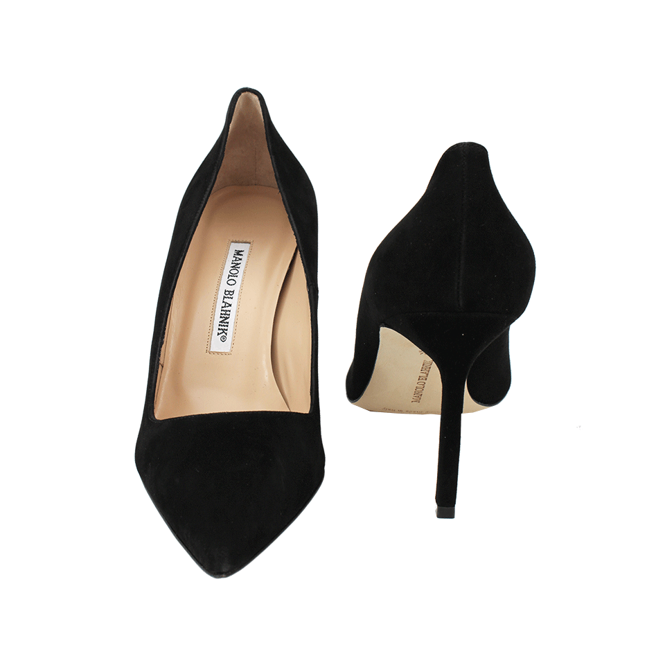 MANOLO BLAHNIK-Suede BB Pump-