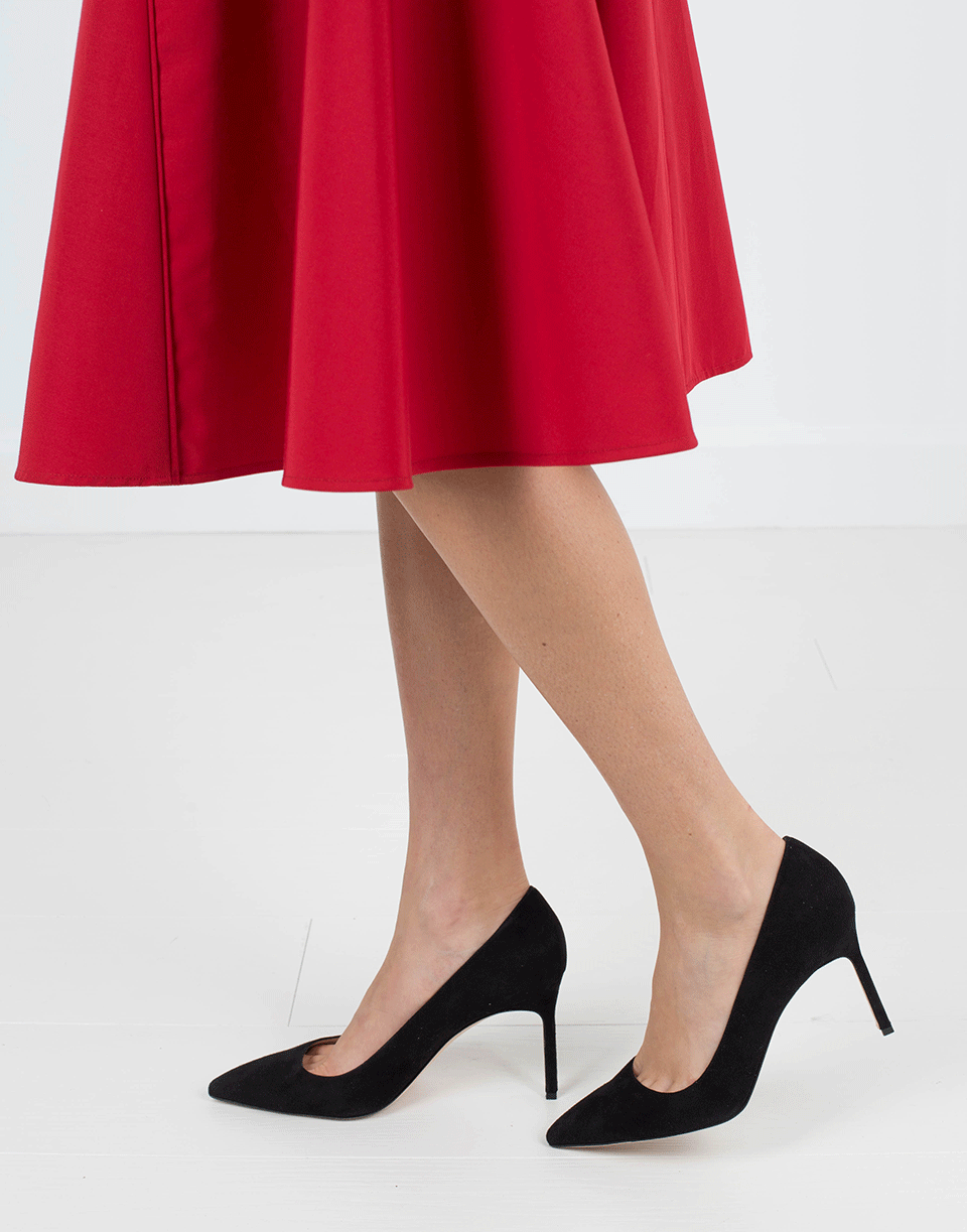 MANOLO BLAHNIK-Suede BB Pump-