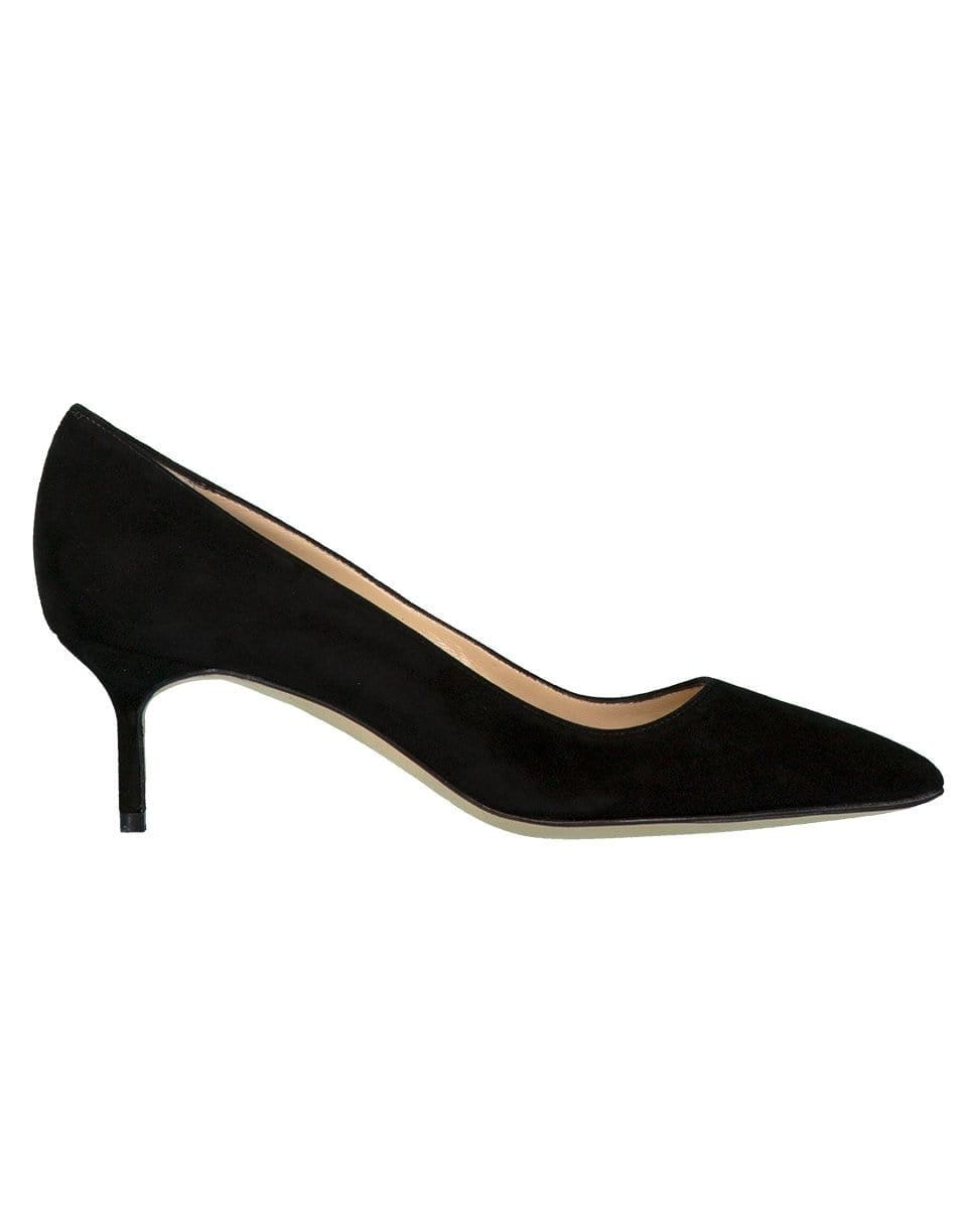 MANOLO BLAHNIK-Black Suede BB Pump-