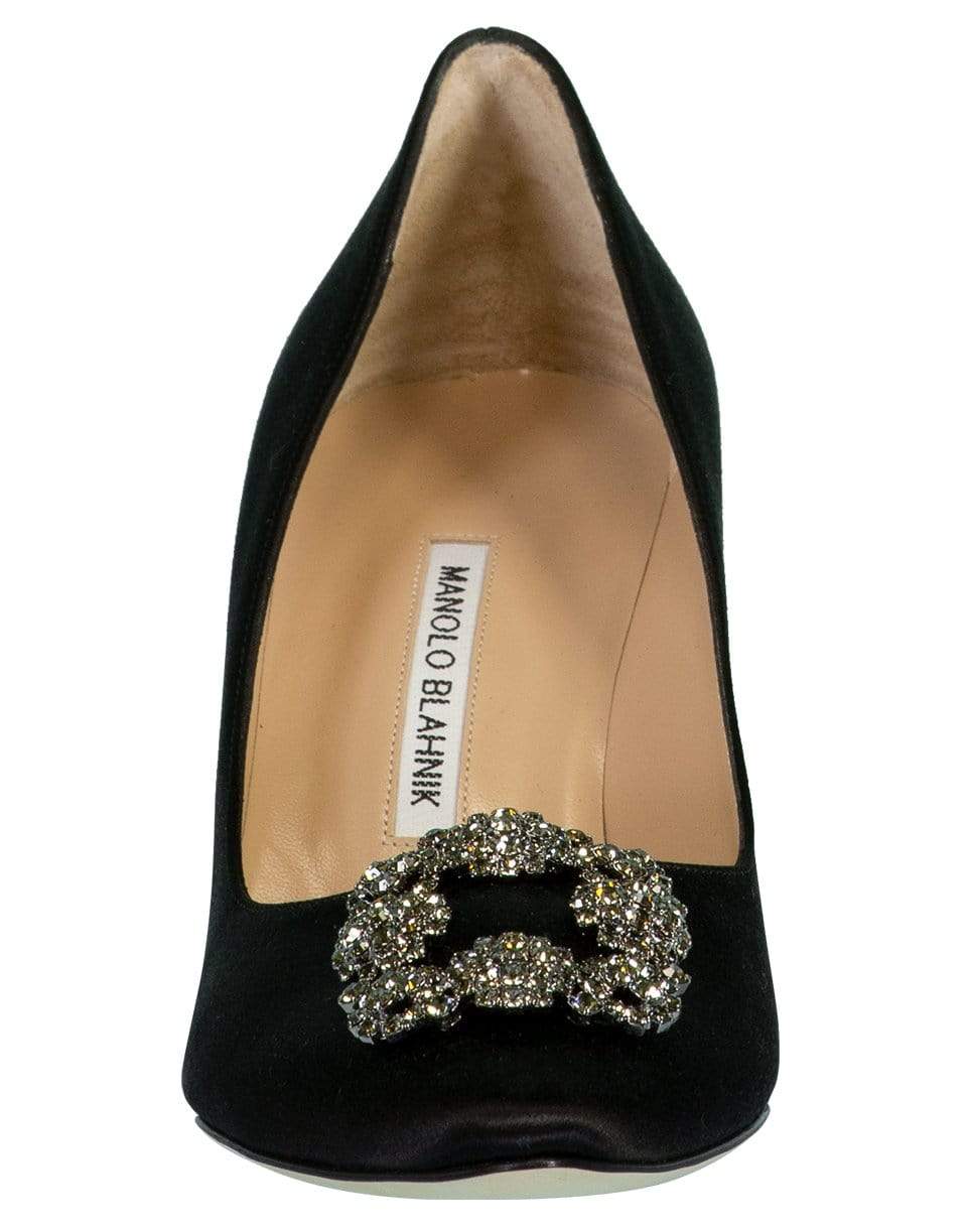 MANOLO BLAHNIK-Black Hangisi Pump-