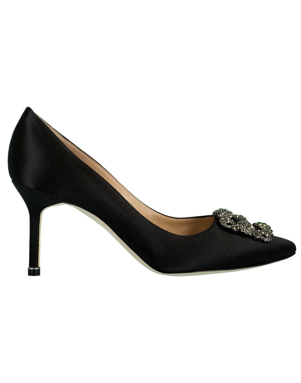 MANOLO BLAHNIK-Black Hangisi Pump-