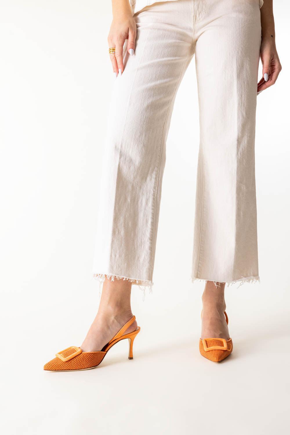 Mayslibi Slingback Pumps - Boramora Raffia-BORAMORA-36-SHOEPUMP-MANOLO BLAHNIK