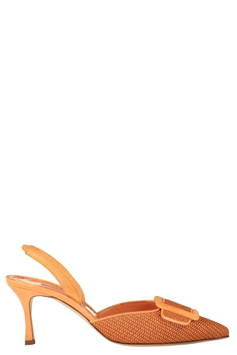 Mayslibi Slingback Pumps - Boramora Raffia