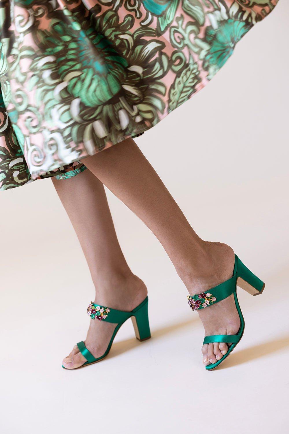 MANOLO BLAHNIK-Sayani 90 Mules-