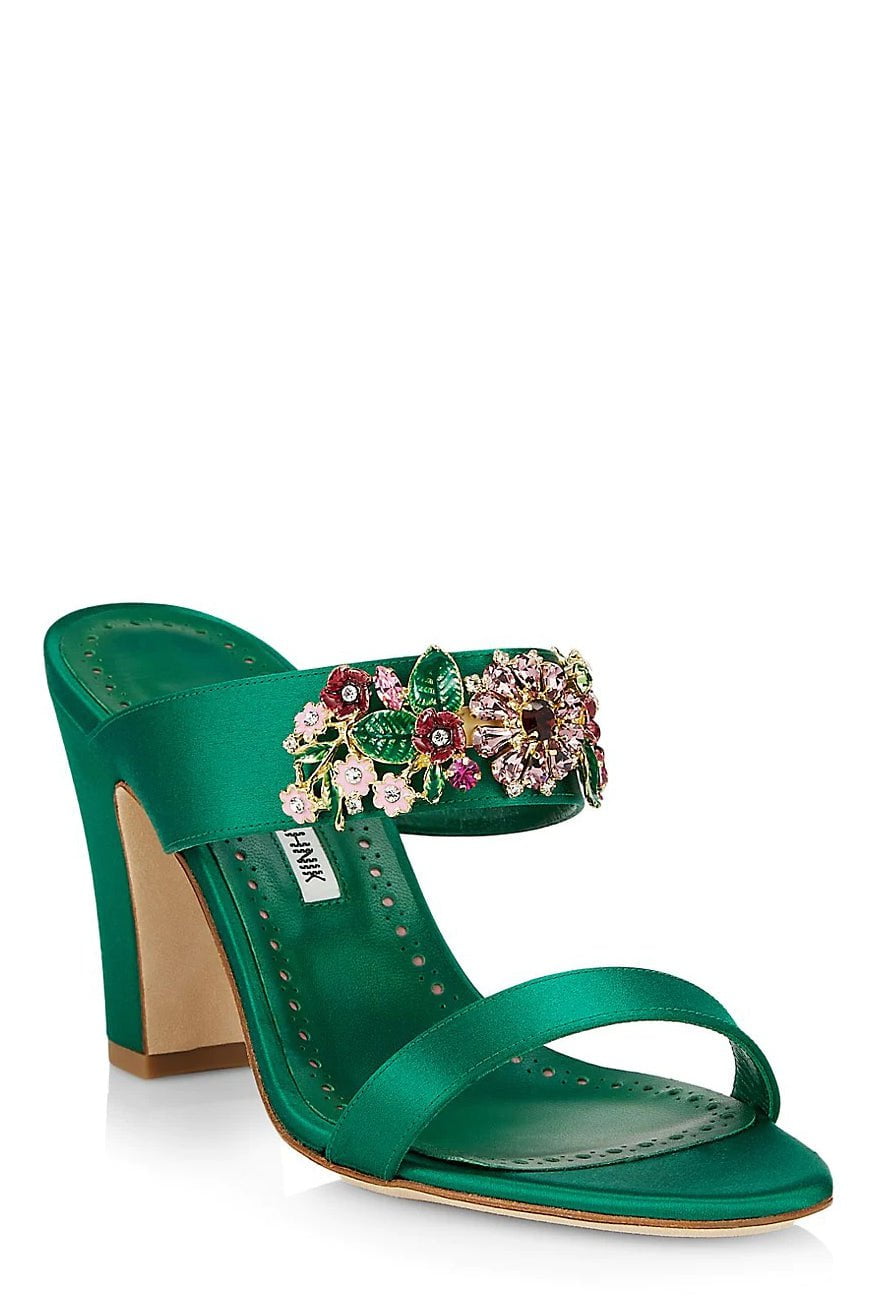MANOLO BLAHNIK-Sayani 90 Mules-
