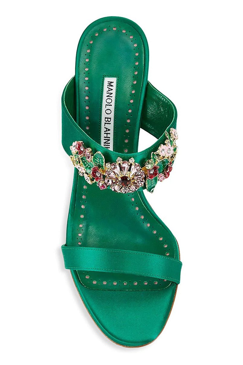 MANOLO BLAHNIK-Sayani 90 Mules-