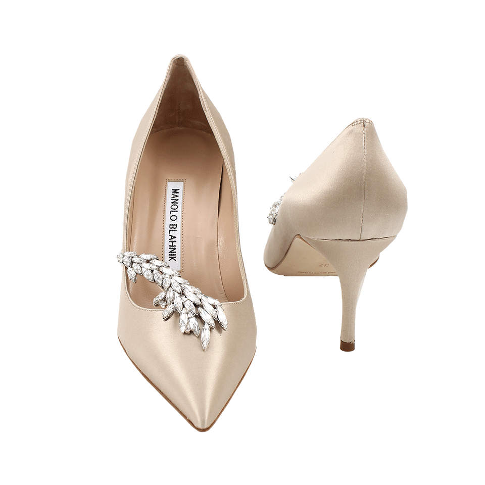 MANOLO BLAHNIK-Nadira 70MM Pump With Crystals-