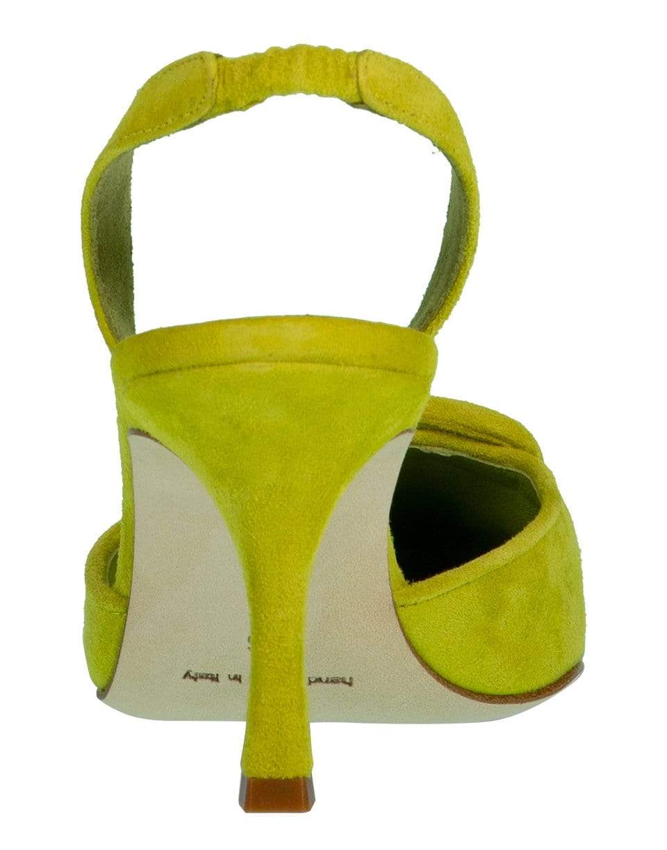 MANOLO BLAHNIK-Maysli Buckle Slingback-