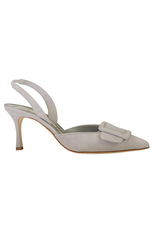 Maysli Slingback - Light Grey-GREY-36.5-SHOEPUMP-MANOLO BLAHNIK
