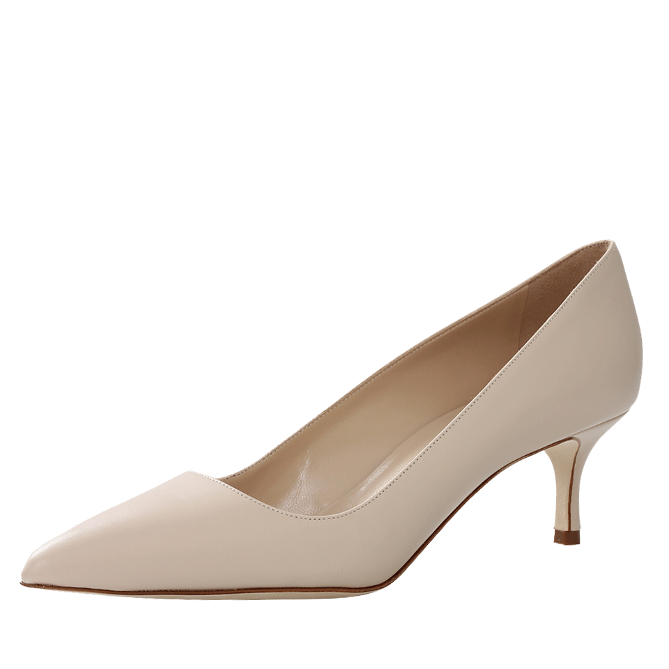MANOLO BLAHNIK-Calf Pump-
