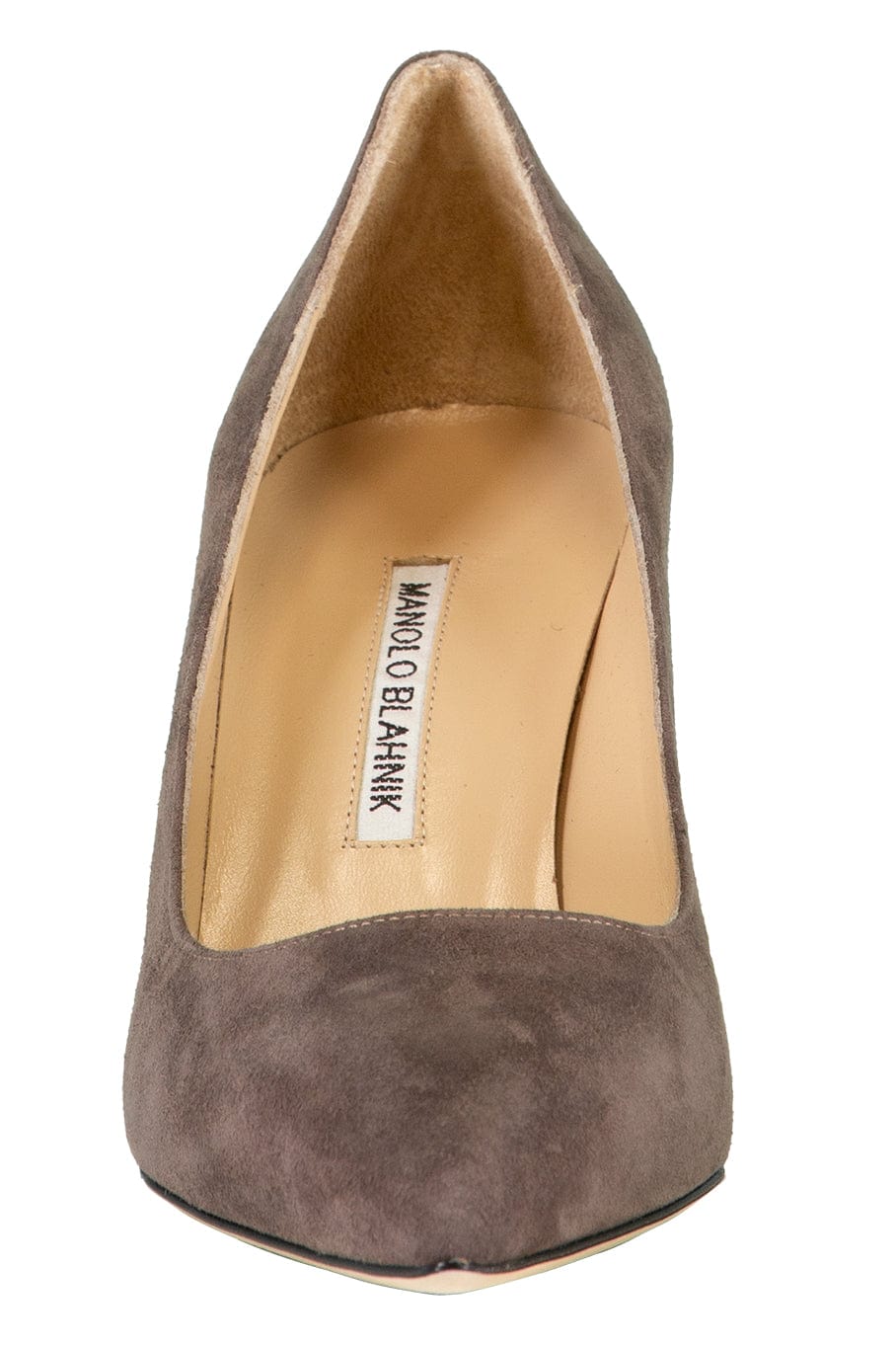 MANOLO BLAHNIK-BB Pick Tora Pump - Mochachino-