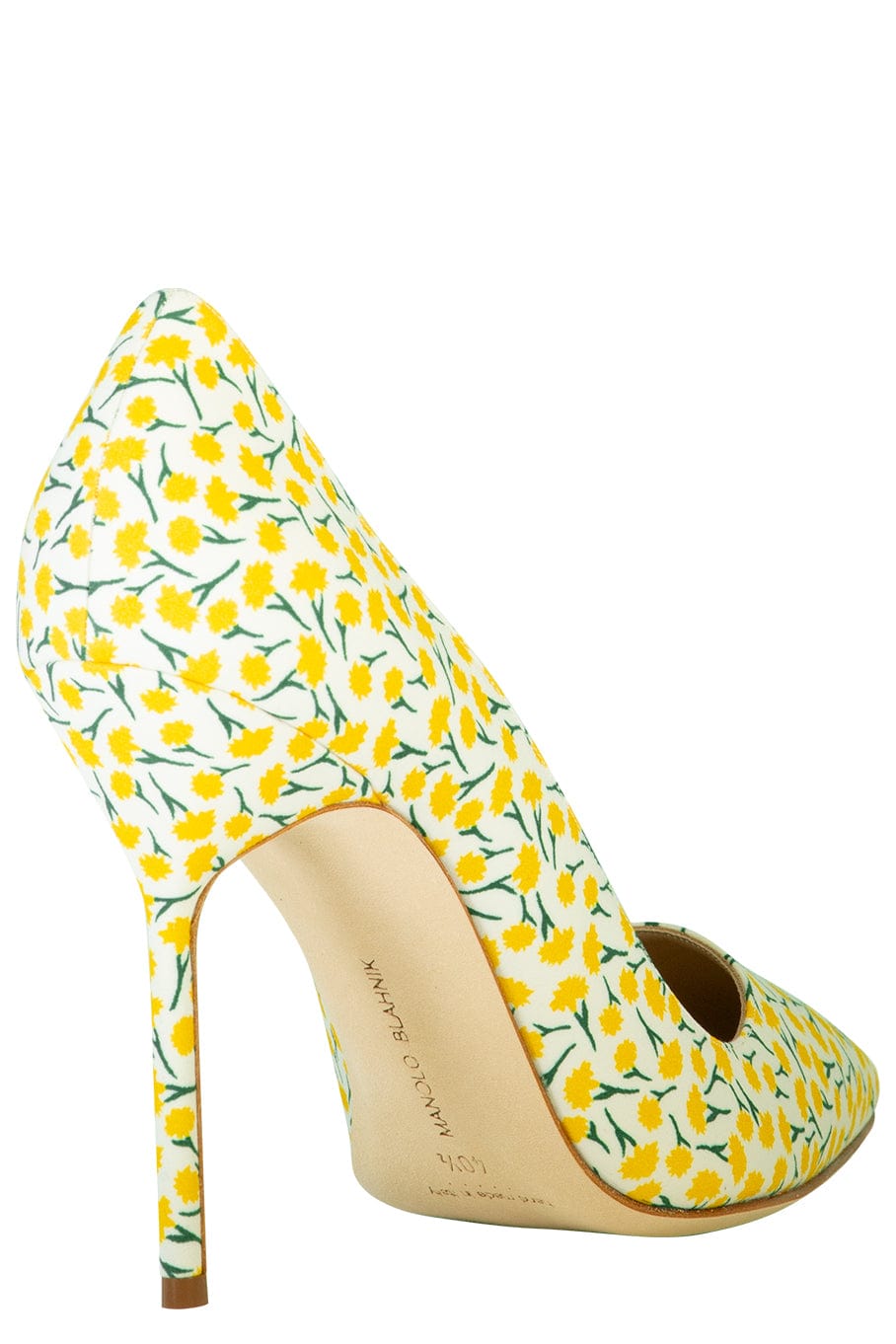 MANOLO BLAHNIK-BB Pick Tora Floral Pump-