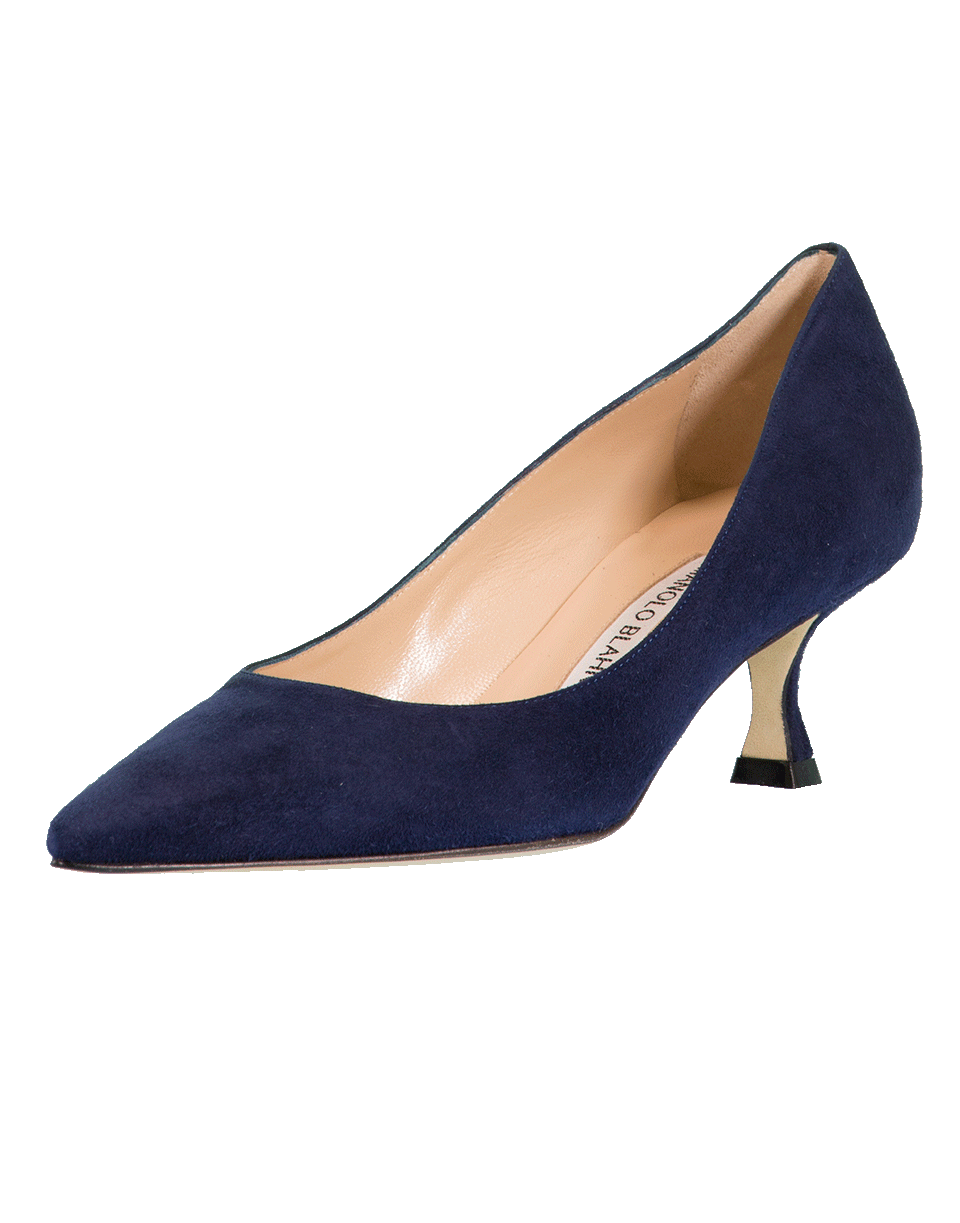 MANOLO BLAHNIK-Srila Suede Pump-
