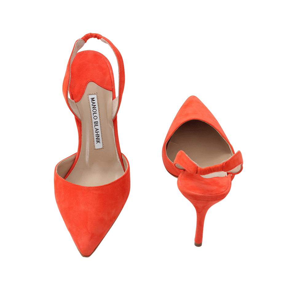 MANOLO BLAHNIK-Carolyne Slingback Heels-