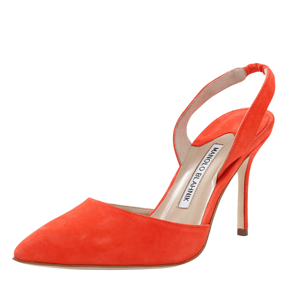 MANOLO BLAHNIK-Carolyne Slingback Heels-
