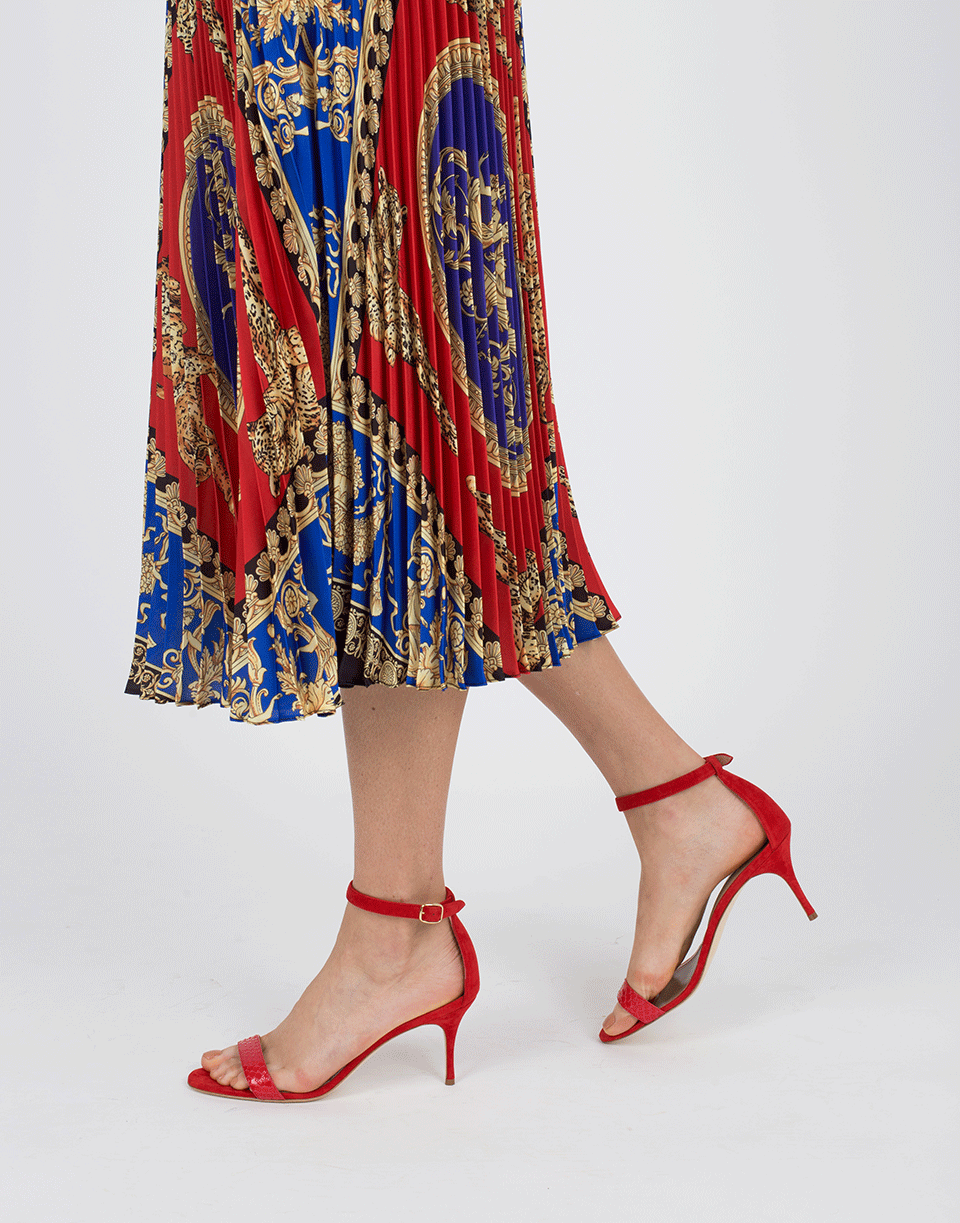 MANOLO BLAHNIK-Chaos Ankle Wrap Sandal-