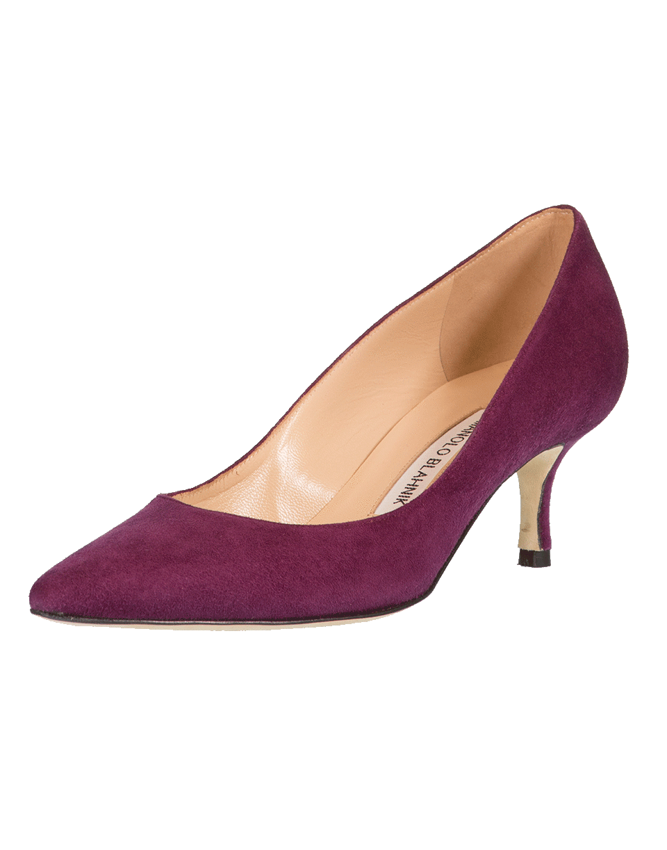 MANOLO BLAHNIK-Srila Suede Pump-