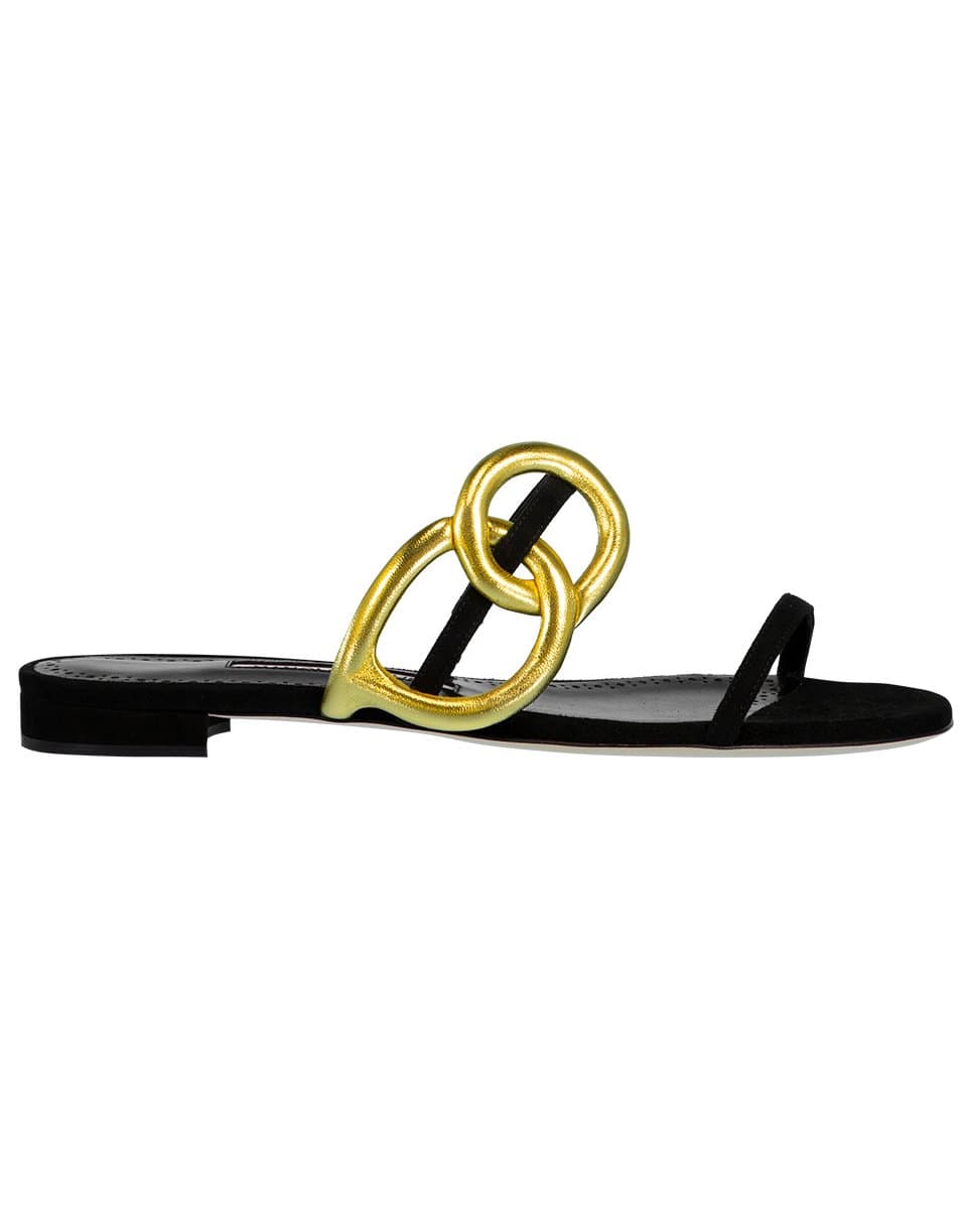 MANOLO BLAHNIK-Piedad Capri Flat Sandal-