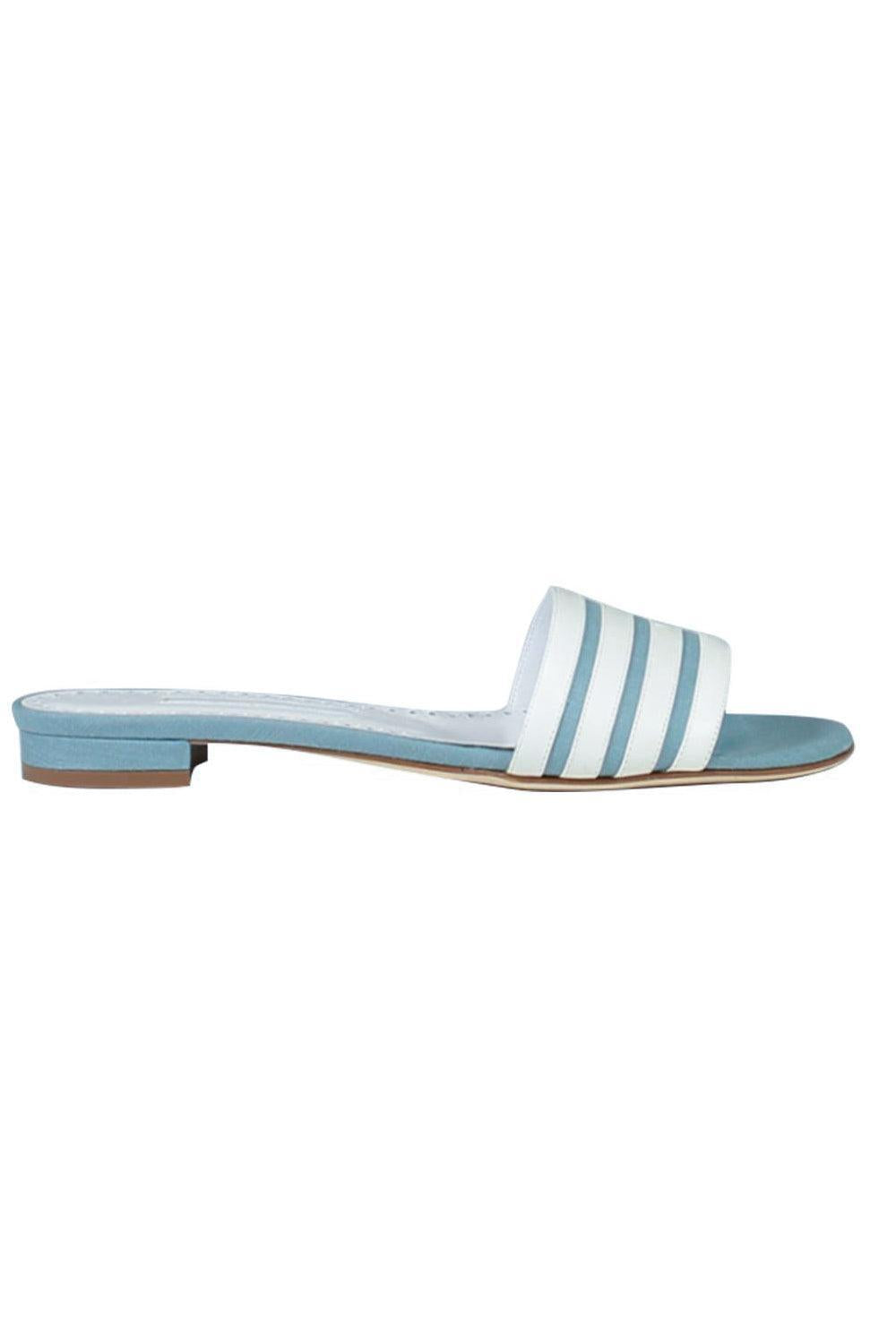 Kenitra Flat-BLUE-36-SHOESANDAL-MANOLO BLAHNIK