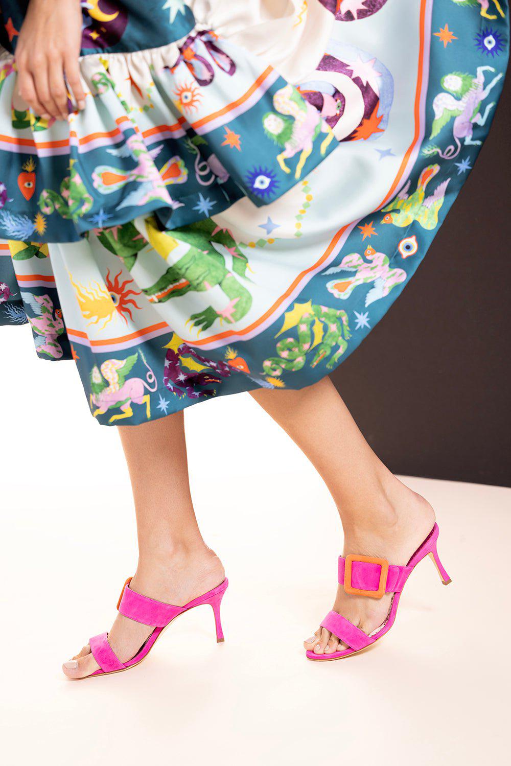 MANOLO BLAHNIK-Gable Mules-