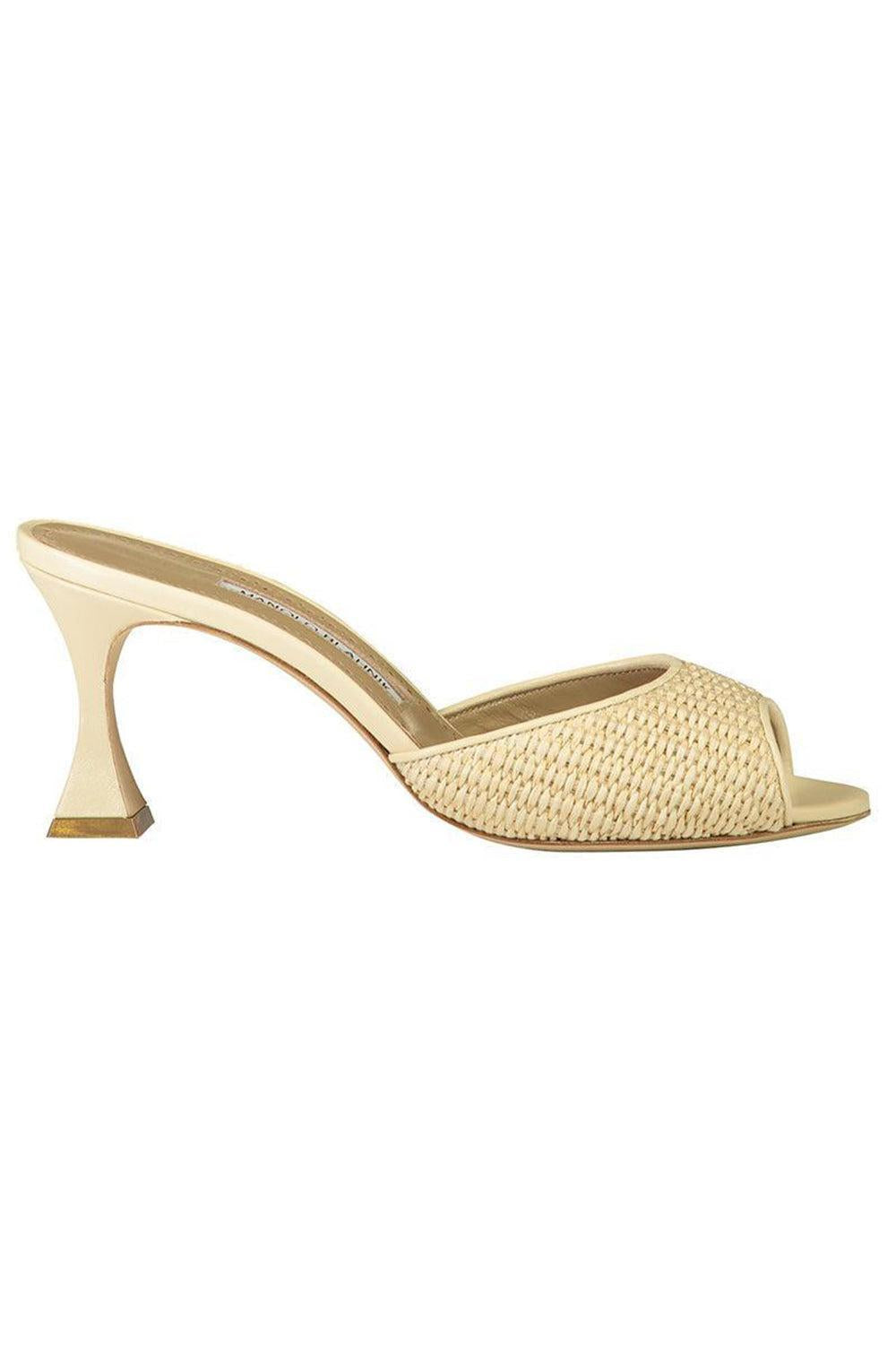 Jadara Mule 70 - Light Khaki Cream-CREAM-36.5-SHOESANDAL-MANOLO BLAHNIK
