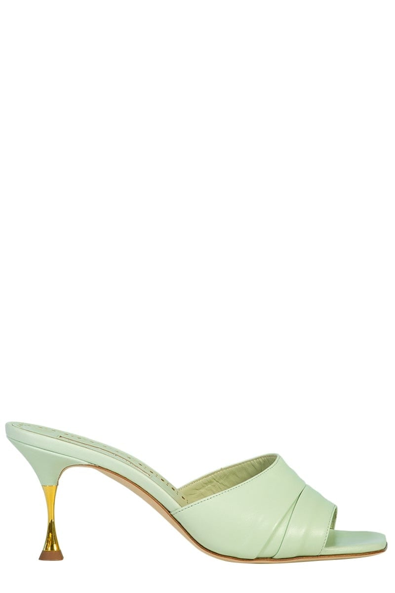 MANOLO BLAHNIK-Picoux Pop Sandal - Light Green-