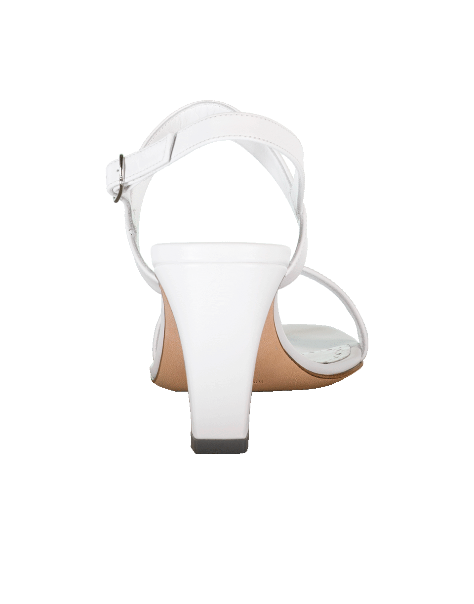 MANOLO BLAHNIK-Double Strap Chunky Heel Sandal-