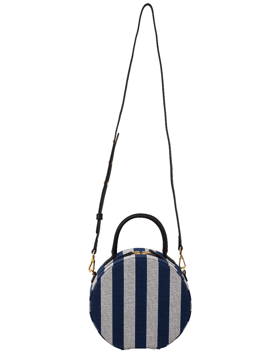 MANSUR GAVRIEL-Circle Crossbody-BLUE/WHT