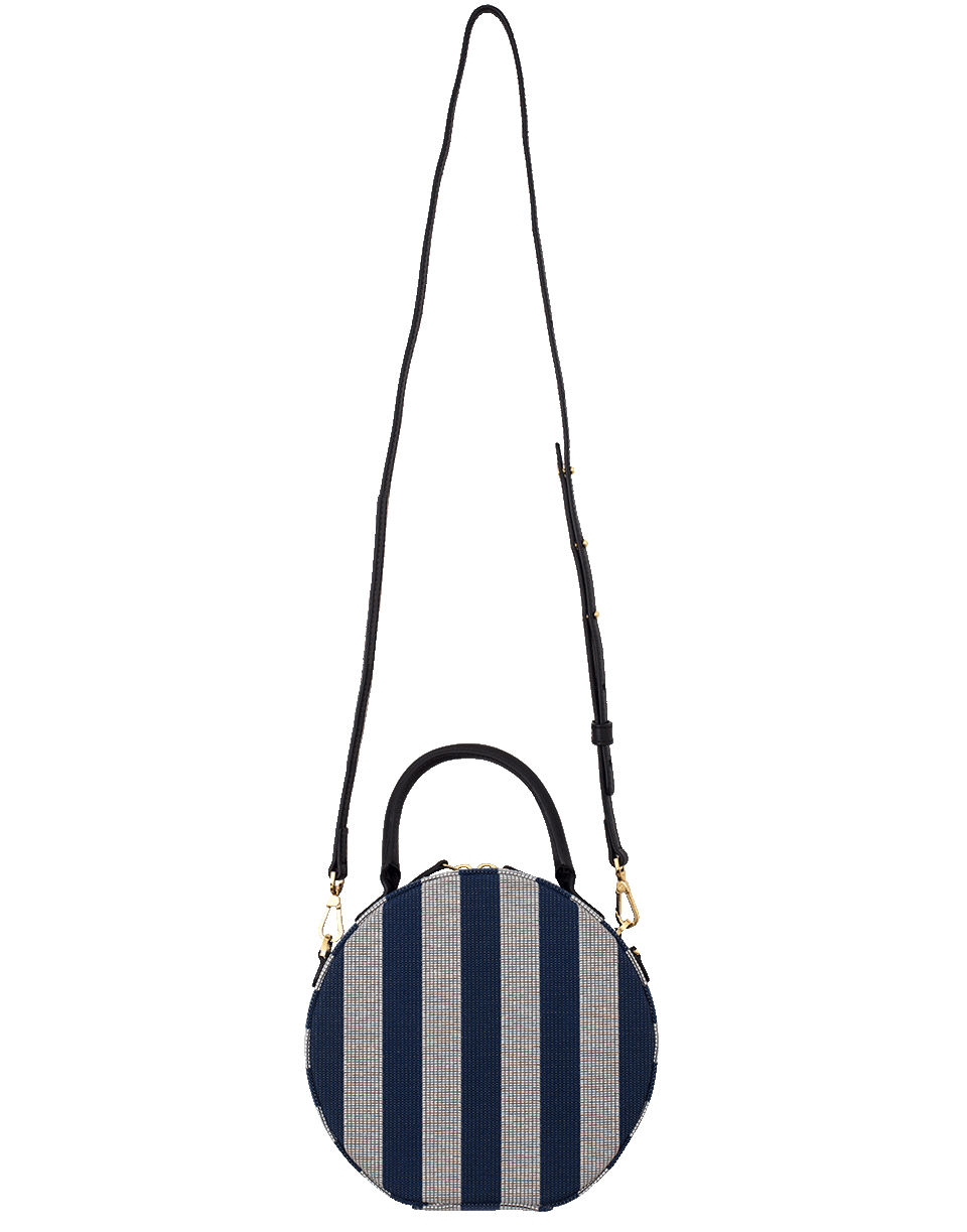 MANSUR GAVRIEL-Circle Crossbody-BLUE/WHT