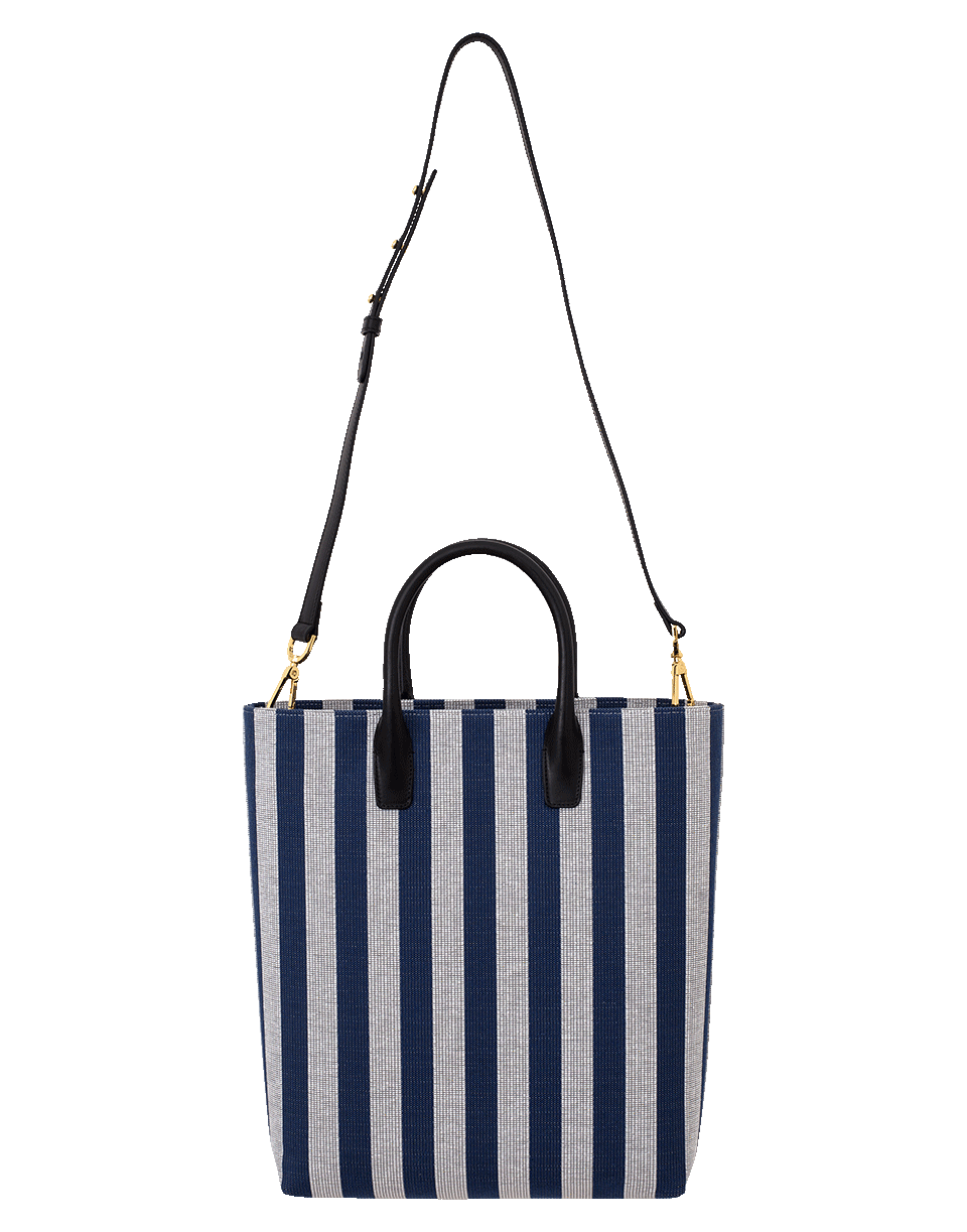 MANSUR GAVRIEL-North South Tote-BLUE/WHT