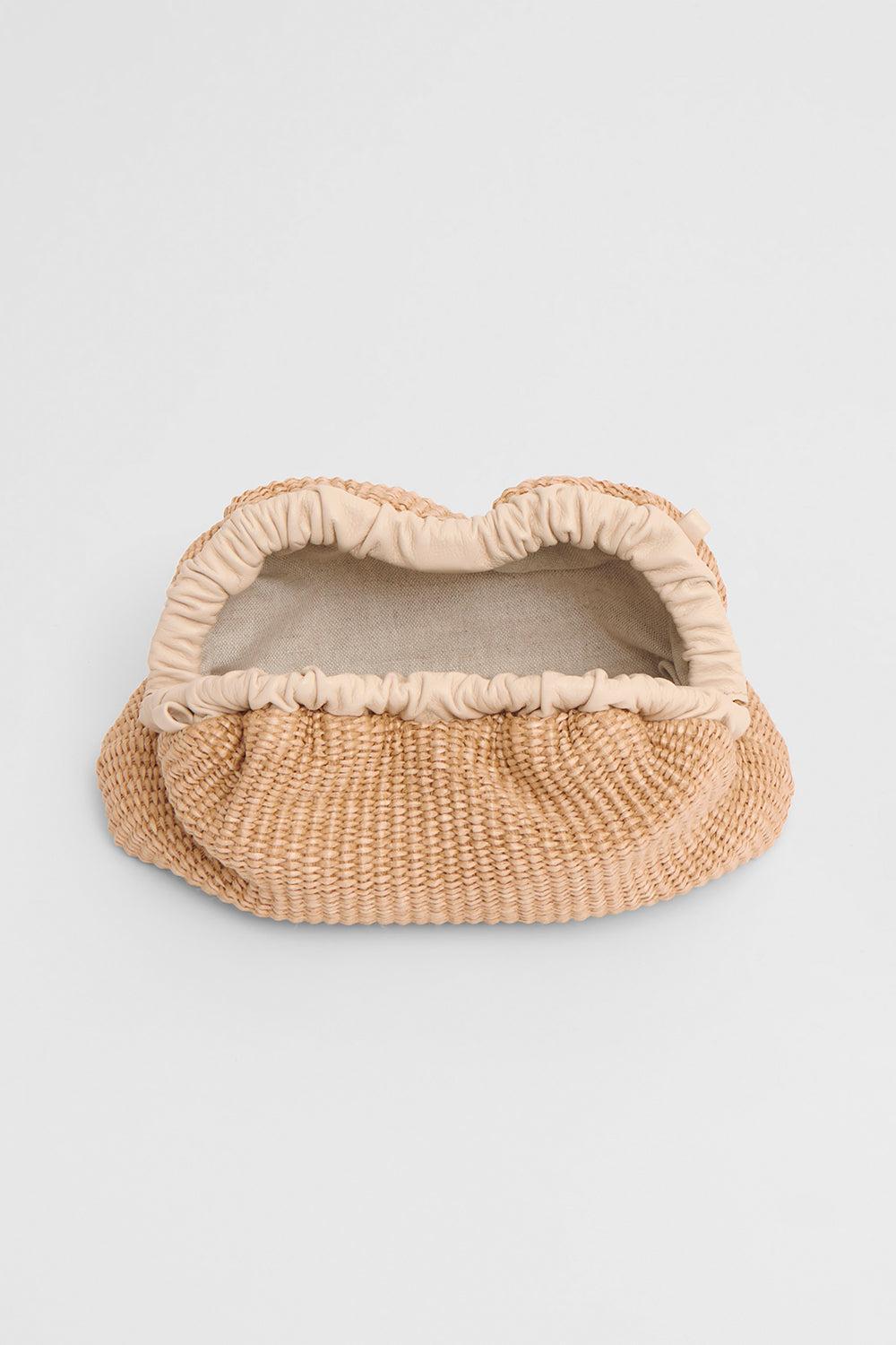 Mini Cloud Clutch - Natural-NAT/AVOR-O/S-HANDBAGCLUTCHES-MANSUR GAVRIEL