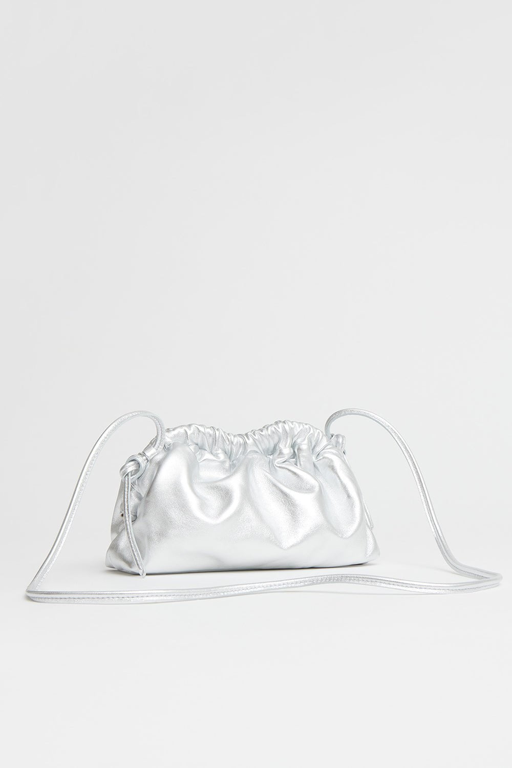 MANSUR GAVRIEL-Mini Cloud Clutch - Silver-SILVER