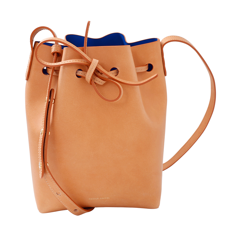 MANSUR GAVRIEL-Mini Bucket Bag-CAM/BLU