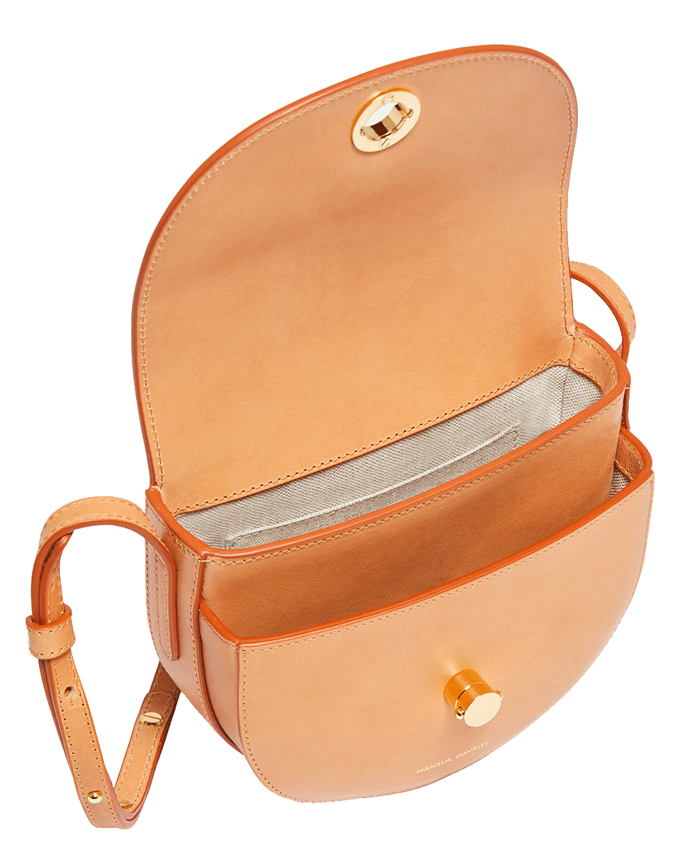 MANSUR GAVRIEL-Mini Saddle Bag-CAMMELLO