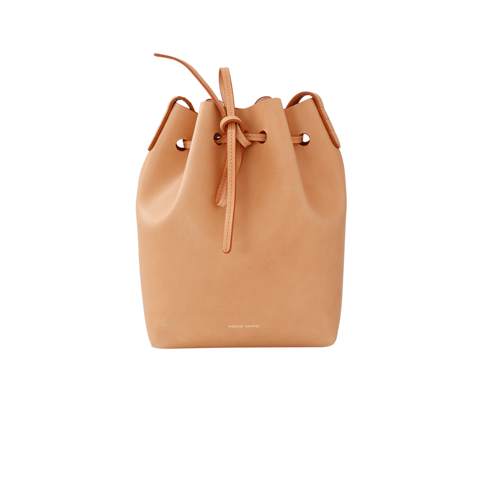 MANSUR GAVRIEL-Mini Bucket Bag-CAM/ROSA