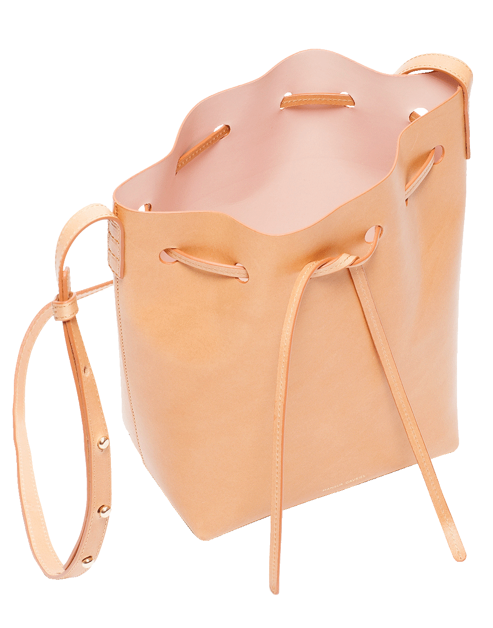 MANSUR GAVRIEL-Mini Bucket Bag-CAM/ROSA