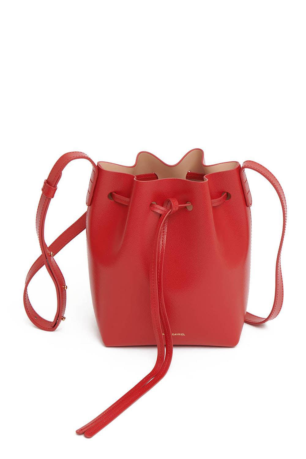 MANSUR GAVRIEL-Mini Mini Bucket Bag - Flamma Ballerina-FLAMBLRN