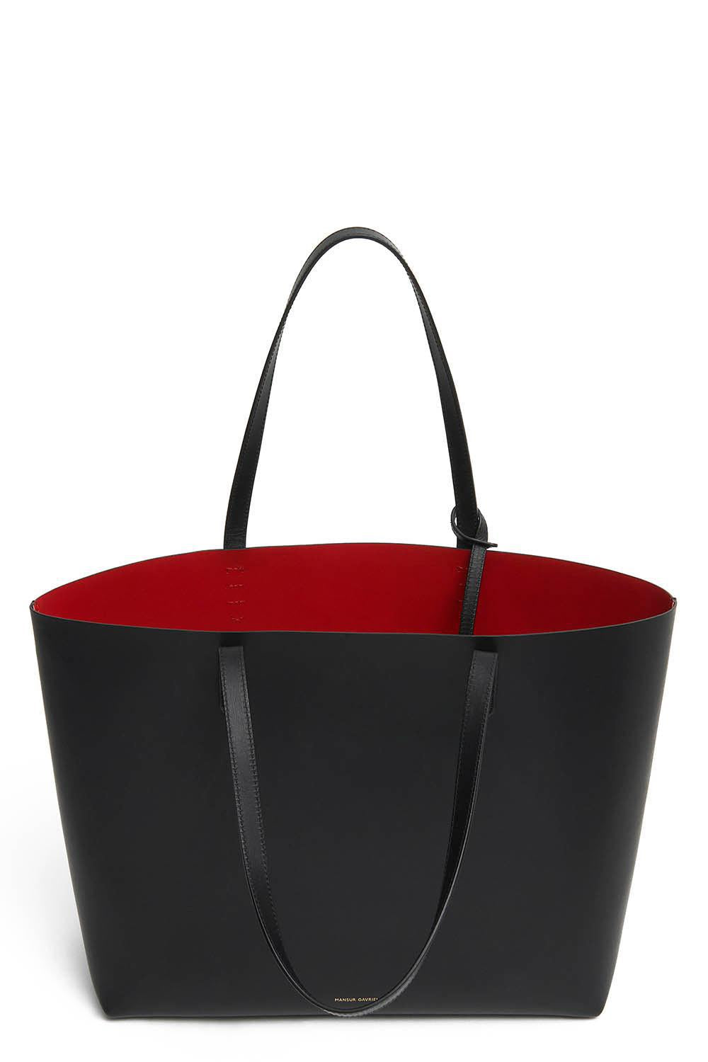MANSUR GAVRIEL-Large Tote - Black Flamingo-BLK/FLAM
