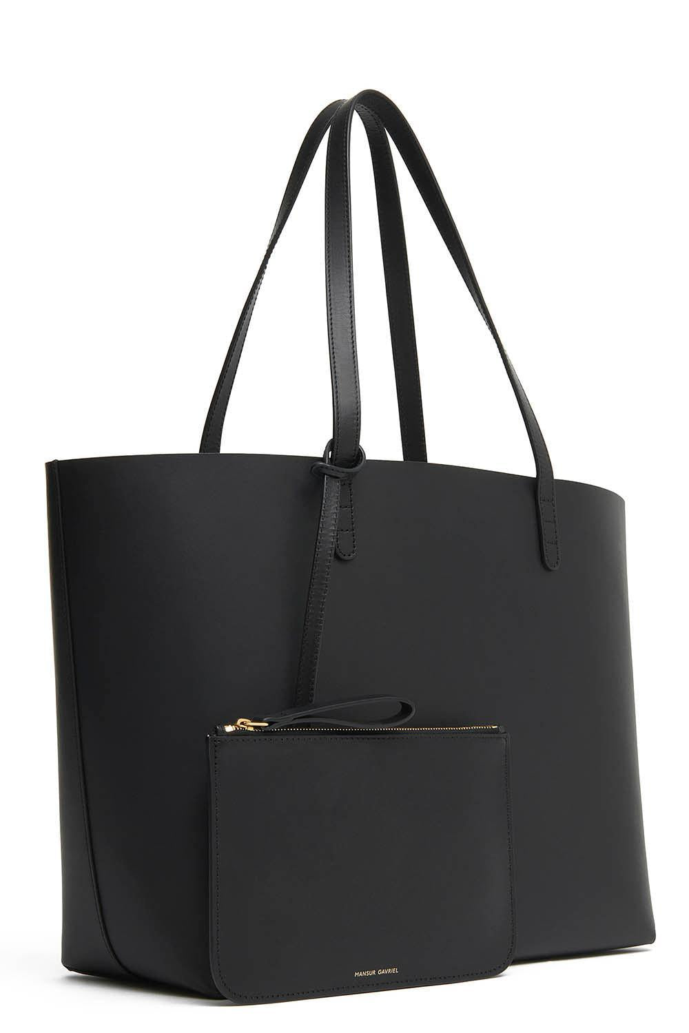 MANSUR GAVRIEL-Large Tote - Black Flamingo-BLK/FLAM